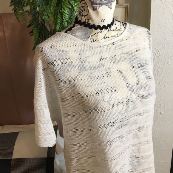 Coldwater Creek loose knit tunic - Picture 3 of 10